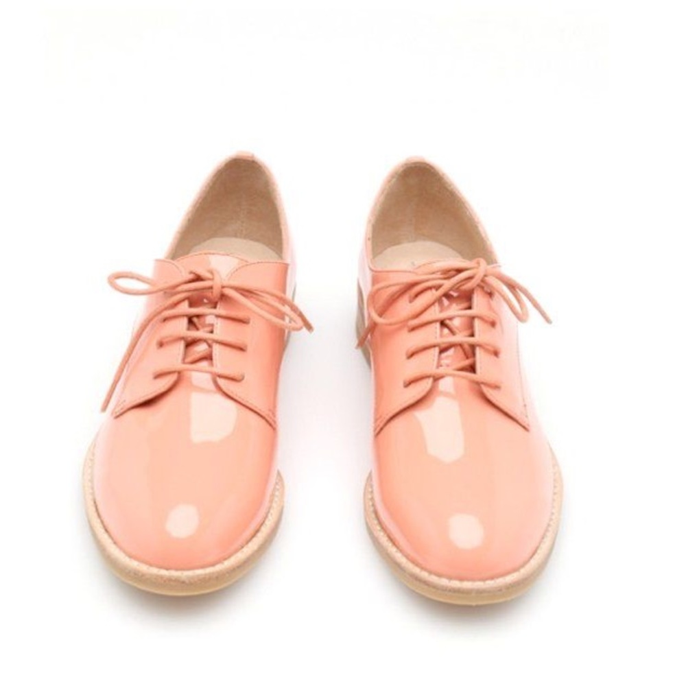 Jeffery Campbell Daltrey Leather Shoes in Pink sz 8.5